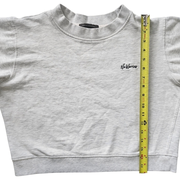 French Connection Gray Crewneck Sweatshirt - Picture 4 of 5